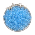 100 Pièces/Paquet (9x6mm) / Bleu pailleté