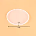 Round silicone resin mold with 14cm diameter for DIY handmade craft trinket trays - 14cm Round 60-410