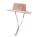Quick-dry lotus pink sun hat with UV protection and adjustable chin strap for hiking - One Size / Pink