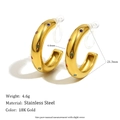 Pendientes de acero inoxidable chapados en oro 18K con piedras de colores y perlas - Pendientes Clásicos de Estrella de Circonita - Diamante de Color - Clip de Oreja