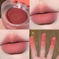 Matte lip- en wangenmodder in tint 01 gedroogde roos met fluwelen afwerking - 01# Oranjeroze