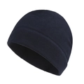 Dunkelblaue Thermo-Fahrradmütze aus Fleece für Winterhelmfutter und Ohrenschutz für Damen - Erwachsene / Marineblau