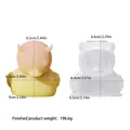 Stampo in silicone per anatra diavolo fai-da-te con misure e anatra in resina sfumata - Stampo Anatra con Corna(D4472)