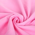 Pink absorbent microfiber pet towel roll showing soft texture and satin finish for dogs - Pink / Plain