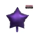 18-inch metallic purple star-shaped foil balloon for wedding and birthday party decor - 18-inch Star Metallic Purple
