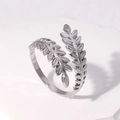 Silver Leaf Wrapped Style (JR246)