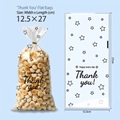 Sacchetto snack auto 12,5x27cm confezione piatta OPP con legaccio dorato per biscotti - Felice Ogni Giorno