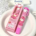 Borrador retráctil rosa de oso fresa con su caja de regalo original incluida - Oso Fresa