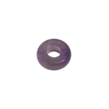 Elegant purple amethyst knot ring earring charm in S925 sterling silver minimalist style - Natural Amethyst [Single Piece]
