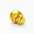 DIY skull shaped bead in gold finish for handmade jewelry and necklace making - 8# Skull / Gold