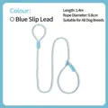 Correa para perro tipo P trenzada azul de 1,4m con diámetro 0,8cm para todas razas - Azul Estilo Floral