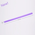 Reusable 26.5cm purple Tritan straw for bubble tea and drinks with 1.2cm wide diameter - Beveled Straw / 1.2*26.5cm / Violet