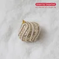 Golden fig Christmas ornament with white pearls and glitter for tree decoration - Gold Fig Ornament