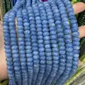 Abacus-shaped sky blue natural stone beads for DIY jewelry making and bracelets - 5*8mm (approx. 73 pcs/strand) / Blue Style (2)