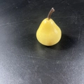 Miniature artificial yellow pear model with realistic spots for photography decor - Mini White Pear