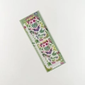 Close-up of holographic garden flower stickers with glitter finish for scrapbooking - Floral