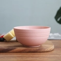 Pink square serving plate with textured finish and golden rim for fruit or snacks - Pink-13CM Bowl