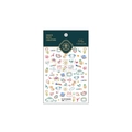 5D embossed nail art stickers with colorful cartoon doodle patterns style TS-1787 - Childlike Graffiti - New Embossed (TS-1787)
