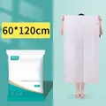 Portable disposable bath towel 60x120cm with individual white travel packaging - Medium Bath Towel / 60*120cm