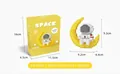 Astronaut on crescent moon pen holder building block set dimensions and package details - 9041 Moon Astronaut