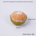 Arancia sbucciata realistica con texture dettagliata e sfumatura di colore naturale 4.5cm - 4.5cm Arancia Verde Sbucciata Grande