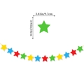 Colorful star garland with red yellow blue and green stars for party decoration - Star Garland / Colorful