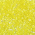 Yellow acrylic alphabet beads with white uppercase letters for DIY jewelry crafting - Transparent Yellow with White Letters