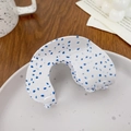 9cm / En U Tacheté Bleu