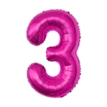 Número 3 Rosa Roja