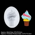 Moule en silicone pour cornet de glace, idéal pour mousse au chocolat et bougies - 4# A949 Transparent