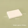 Blocco rettangolare beige in miniatura 8,5x6x1cm per scene di casa delle bambole e fai-da-te - Tavola in Legno Grande 1 pz
