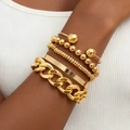 Gold - Bamboo Coin Pendant Style