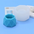 Geometrische Silikonform für Sukkulententöpfe und DIY-Betonhandwerk im Diamantschliff - Oktogonale Geometrische Stil (303)