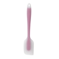 Espátula de silicona rosa con cabezal traslúcido para repostería y mezcla de crema - 72g Rosa