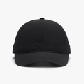 Quick-dry black short brim baseball cap for men featuring durable textured fabric - Adjustable / Black