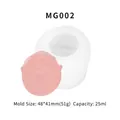 MG002 Rosenform aus Silikon für handgemachte Seifen und Kerzen mit 3D-Blumendetails - 1.5 Zoll-Rosenknospe
