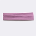Elastic purple cotton sports headband for outdoor running and sweat absorption - Rose Pink