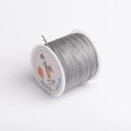 Gray 72 gauge jewelry cord roll for DIY hand-woven Chinese knot craft accessories - Gray No.28 / 72# Line/40 Meters