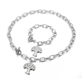Set gioielli argento albero della vita con collana e bracciale e chiusura a barra - Stile Albero della Vita Argento (KS141266-Z)