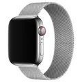 Silver Milanese Loop stainless steel band for Apple Watch Ultra series in silver finish - 2 Silver / 38/40/41/42mm