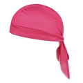 Detail of rose red moisture-wicking breathable mesh fabric and ties of the pirate cap - L(58-60cm) / Rose Red (Upgraded Hemming Style)