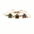 Grass Green/Chigusa/Dark Tea (With Copper Beads)