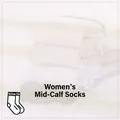 Chaussettes mi-mollet pour femmes en tons neutres et motifs rayés, texture tricotée - Une Paire De Chaussettes Mi-mollet Pour Femmes (sélection Aléatoire) / Taille unique