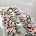 1.8m Pink Garland With Light