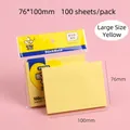 Note adesive gialle 76x100 mm 100 fogli per blocco per ufficio e scuola - 76*100mm / Giallo