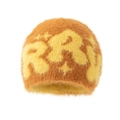 Gorro de punto grueso con patrones de estrellas naranja y amarillo y diseño jacquard R - Jacquard Naranja y Amarillo (款2【RRW】)