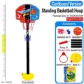 Verstellbarer Kinder Basketballkorb Set mit Standfuß und Zubehör für Innen, 52-115cm - [Englischer Farbkasten] Karton - Stehender Basketballkorb