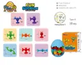 Set di 19 costruzioni a ventosa in silicone per bambini con scatola di immagazzinaggio - Set da 19 api grandi + Guscio d'uovo + Scatola colorata