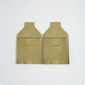 Bolsas de microfibra verde oliva para joyas y envoltorios de regalos pequeños - 8*8cm / Verde Militar