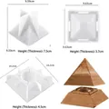 DIY Pyramiden Harz Silikonform Set mit ägyptischen Hieroglyphen für Aschenbecher - Pyramiden-Aschenbecher - Set